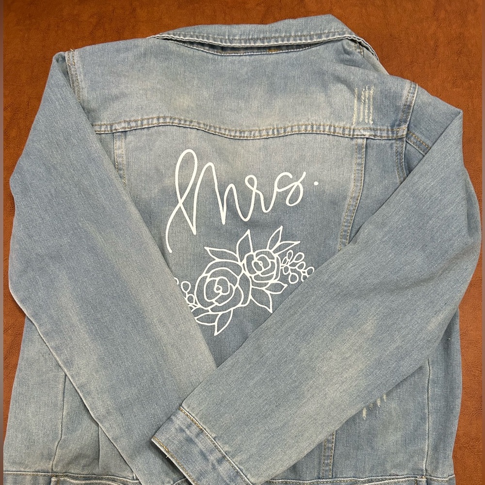NEW bride jean jacket